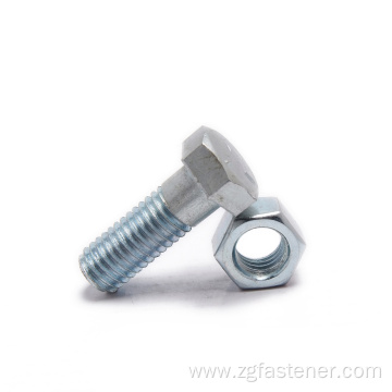 galvanized bolt and nut